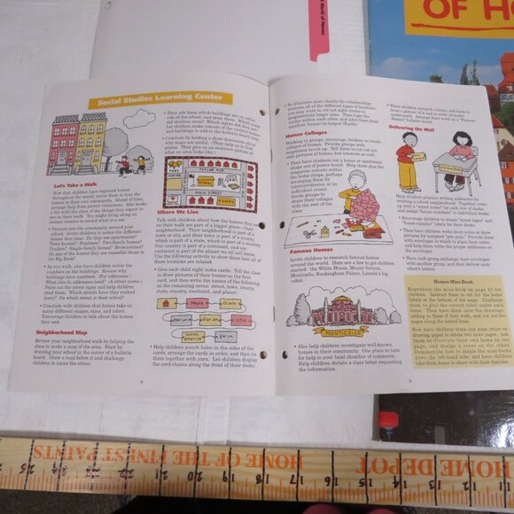 A world of Homes BIG BOOK (almost 2 feet tall) with teacher pages  Classroom - Picture 10 of 14